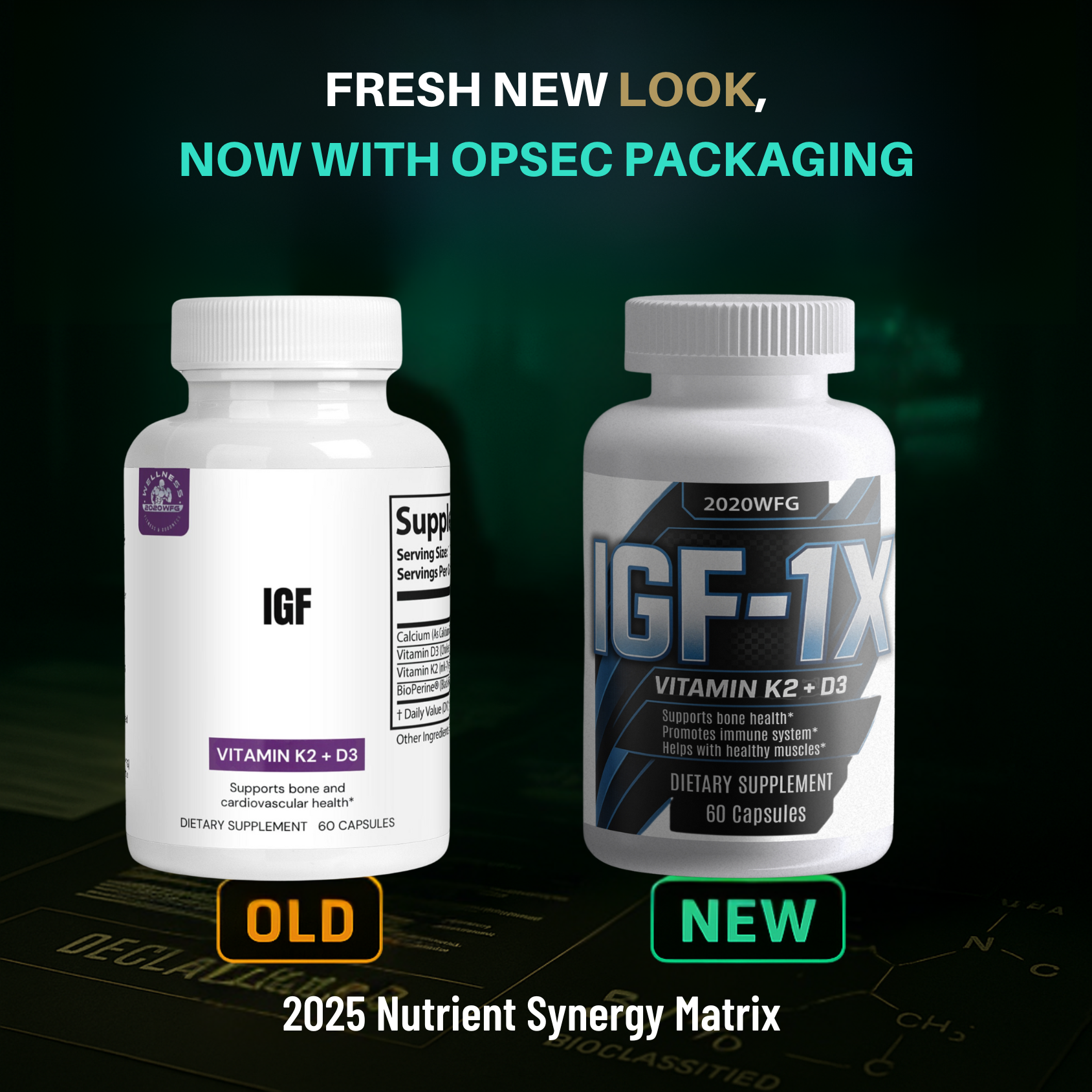 IGF‑1X: Bone-Density Dominator | D3 + K2 Formula for Strength, Immunity &amp; Muscle Integrity by 2020WFG