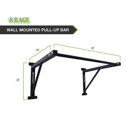 R2 Wall Mounted Pull-Up Bar by Rage Fitness