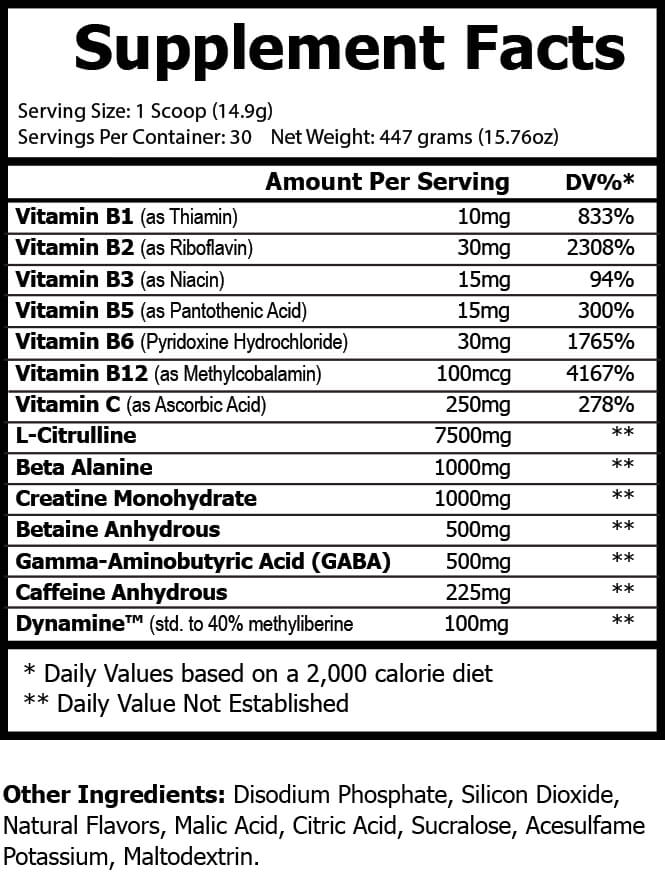 Tropical Sunrise Pre-Workout Energy Powder + Focus Boost &amp; Hydration | Sugar Free by Virtrue