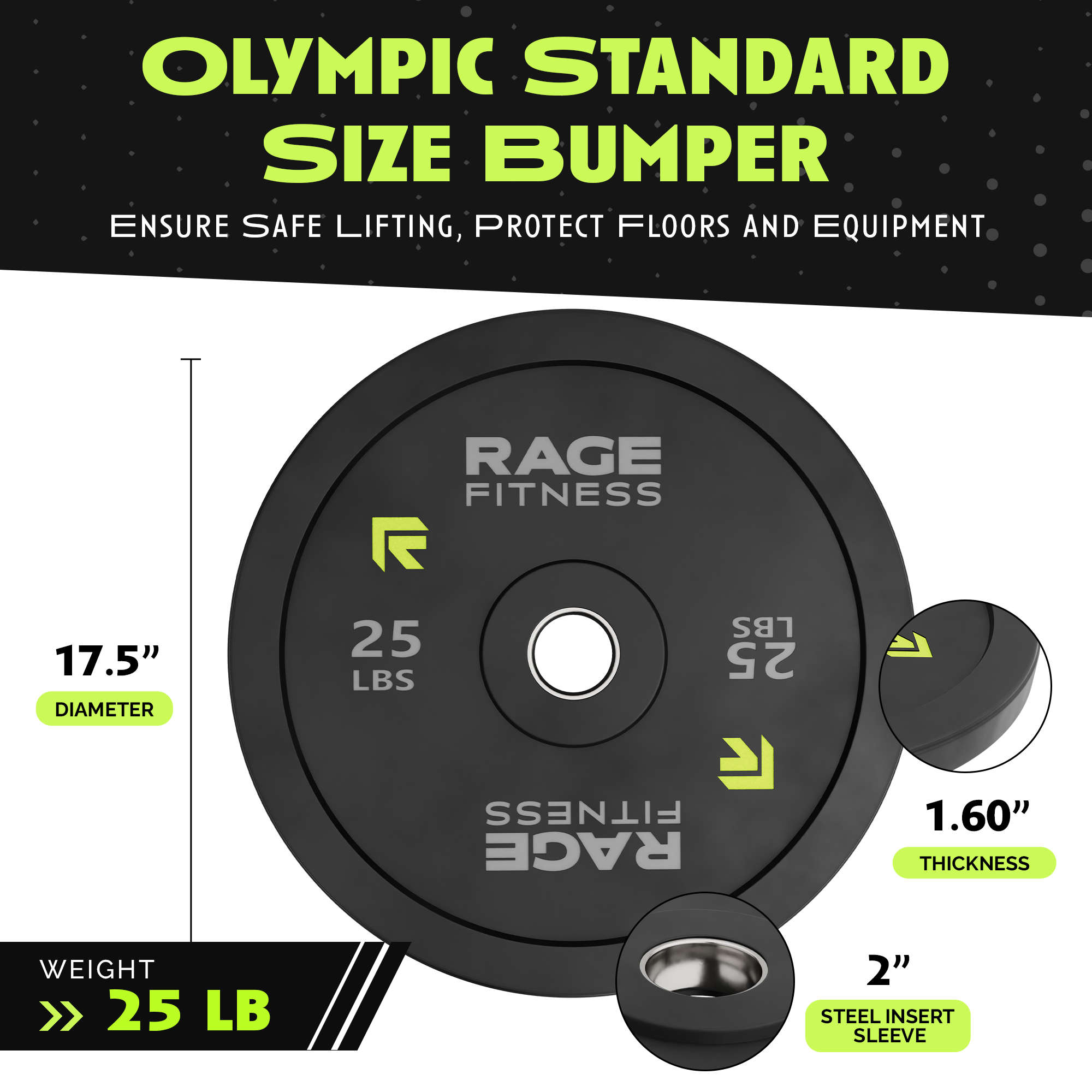 Bumper Plates by Rage Fitness