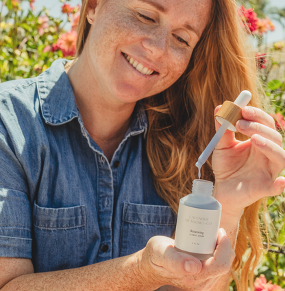 Renewing Flower Serum (2 oz) by Lavender Meadows Co