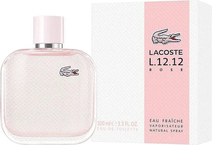 Rose Eau Fraiche By Lacoste For Women 3.3 oz EDT Spray by perfumesandrea