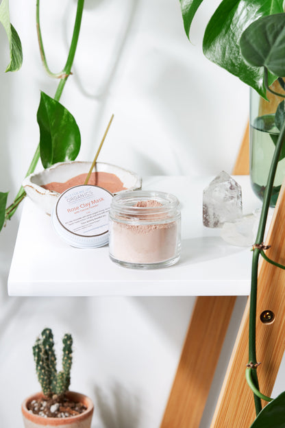 Rose Clay Face Mask by Butter Me Up Organics