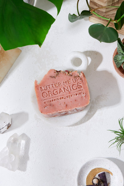 Rose Garden Organic Soap / Vegan Soap / Palm Free by Butter Me Up Organics