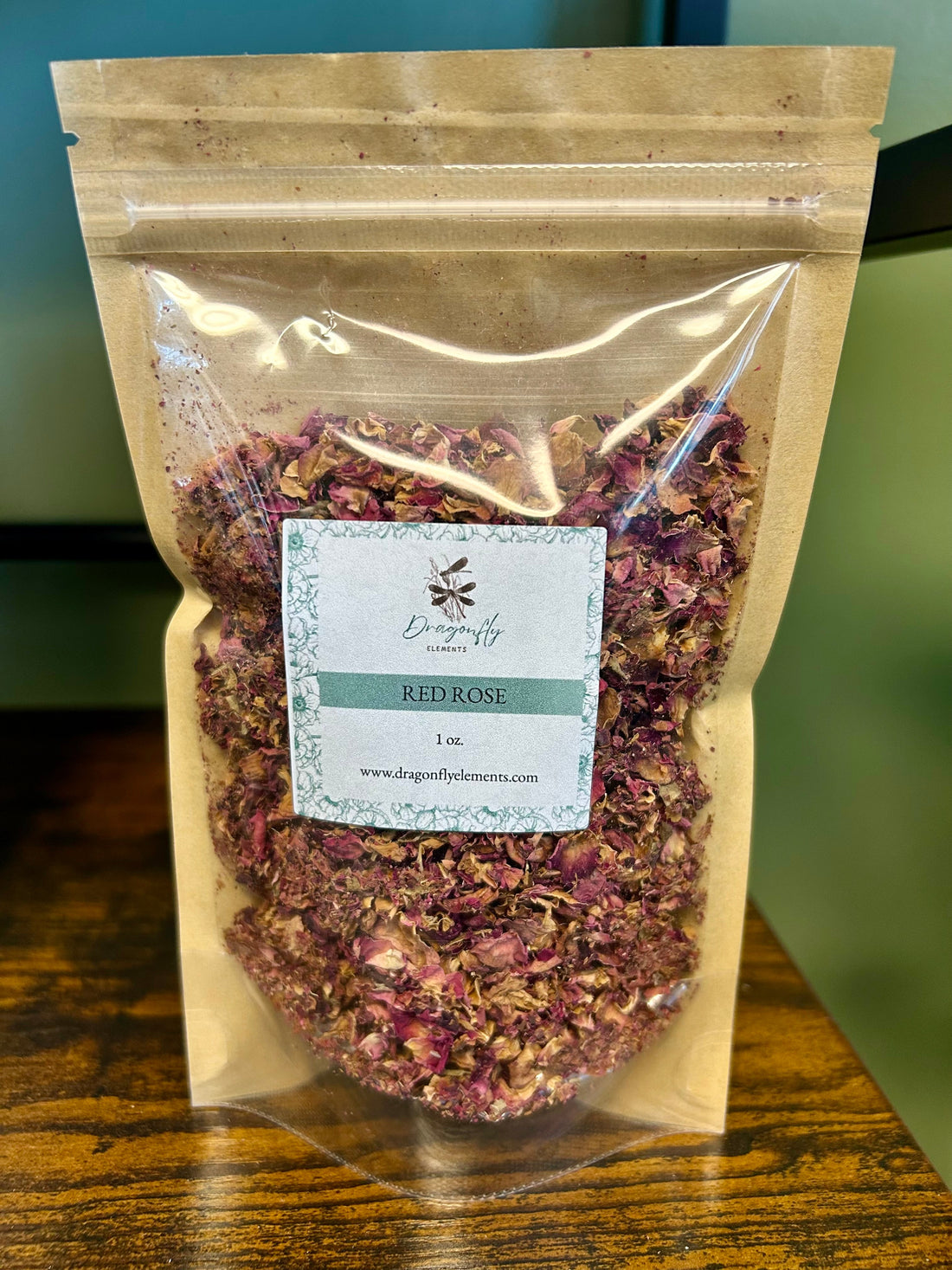 Red Rose Petals 1oz by Dragonfly Elements