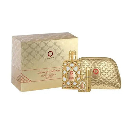 Royal Amber By Orientica For Women (4pc Gift Set) by perfumesandrea