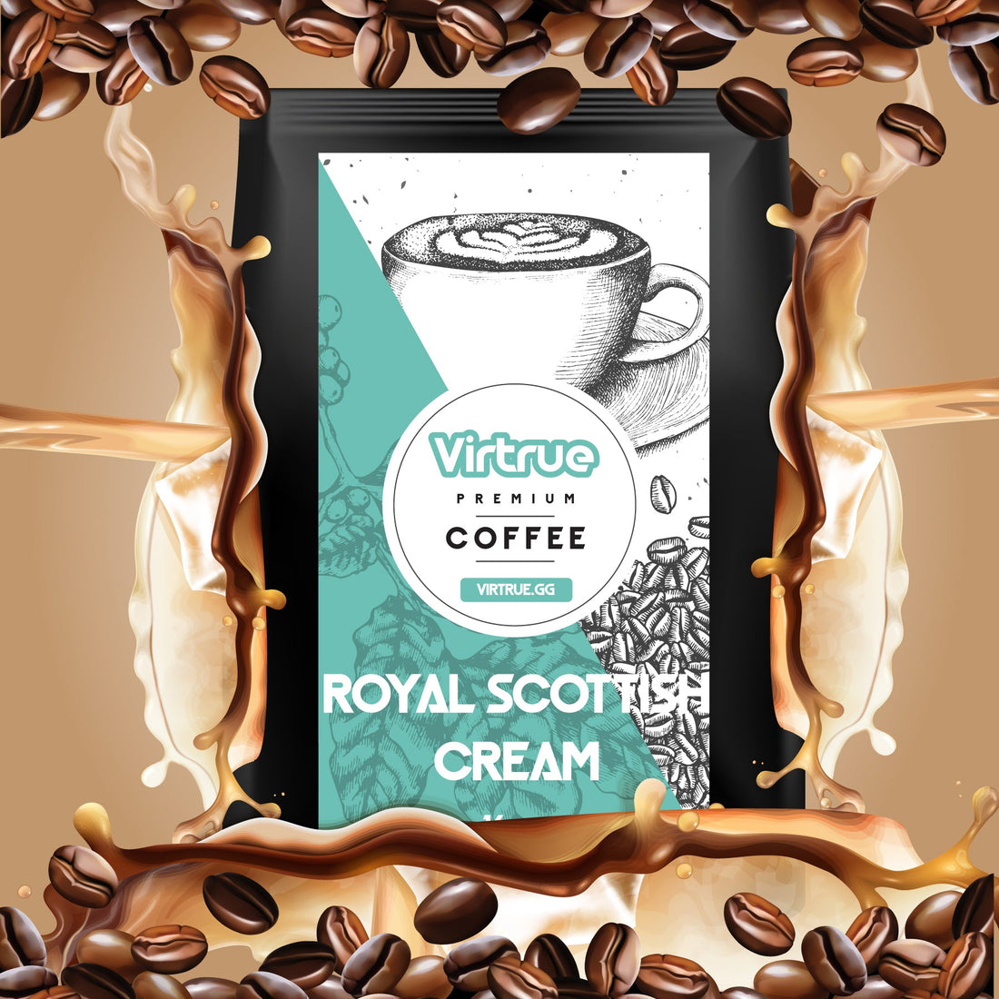 Royal Scottish Creme Flavored Coffee – 16oz | Virtrue Premium by Virtrue