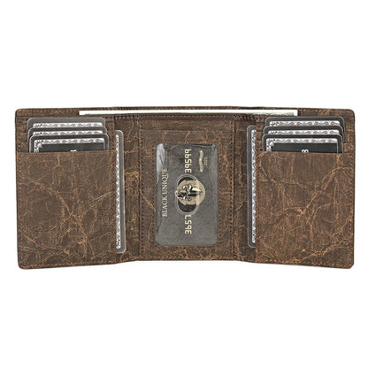 Italian Kraft Paper Sustainable Vegan Trifold Wallet by Doshi FCSA