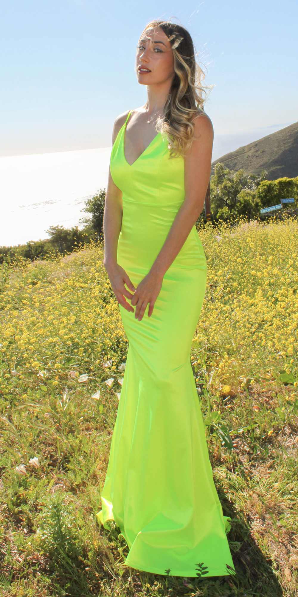 Astee SE016 Long Fitted Semi Formal Gown by Cinderella Divine by DiscountDressShop