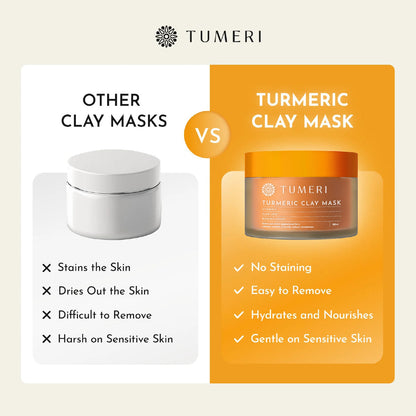 Turmeric + Vitamin C Clay Mask by TUMERI
