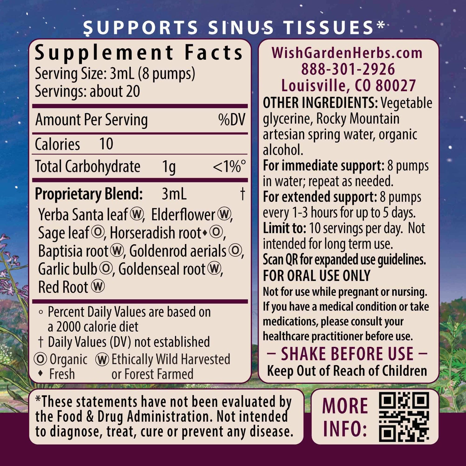 Kick-Ass Sinus, Move &amp; Soothe by WishGarden Herbs