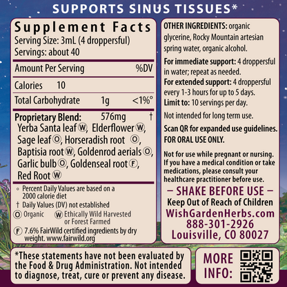 Kick-Ass Sinus, Move &amp; Soothe by WishGarden Herbs