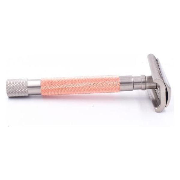 Parker 55SL-RG Rose Gold Semi Slant 3 Piece Safety Razor by Pasteur Pharmacy