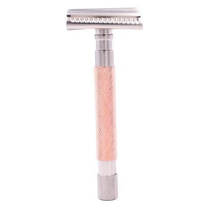 Parker 55SL-RG Rose Gold Semi Slant 3 Piece Safety Razor by Pasteur Pharmacy