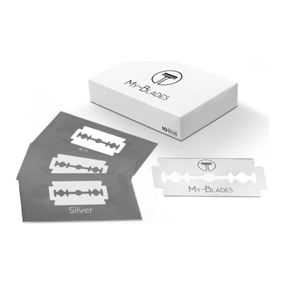 My-Blades Silver Double Edge Razor Blades 100 ct by Pasteur Pharmacy
