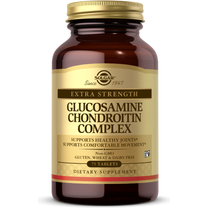 Solgar Glucosamine Chondroitin Complex, Extra Strength, Tablets - 75 tablets by Pasteur Pharmacy