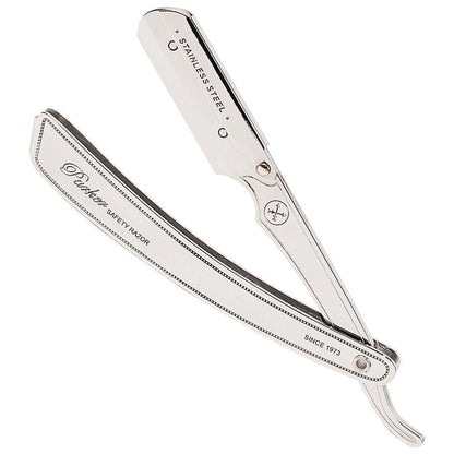 Parker SRX Heavy Duty Stainless Steel Handle Clip Type Barber Straight Razor by Pasteur Pharmacy