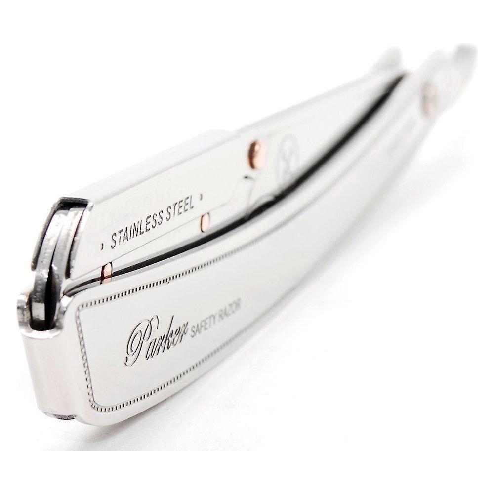 Parker SRX Heavy Duty Stainless Steel Handle Clip Type Barber Straight Razor by Pasteur Pharmacy