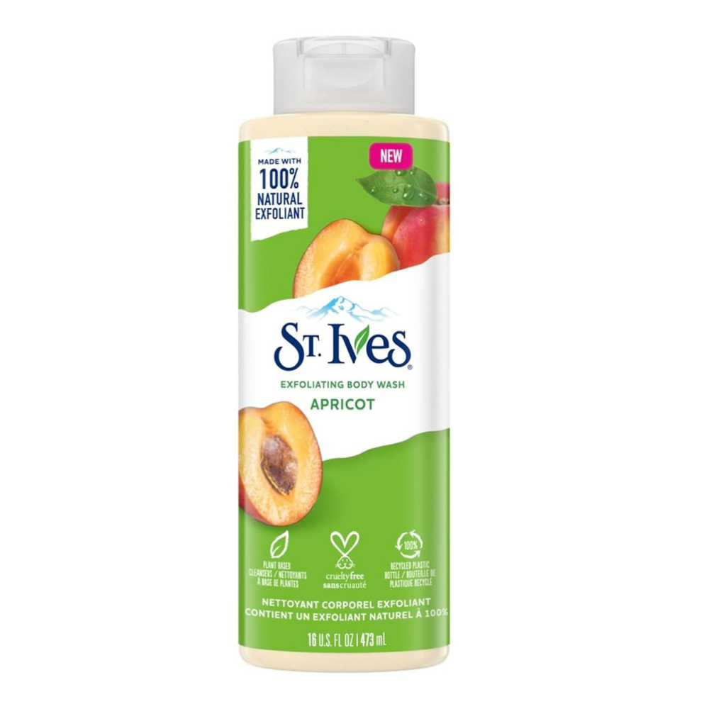 St. Ives Apricot Exfoliating Body Wash (16 oz) by Farmacias Savia