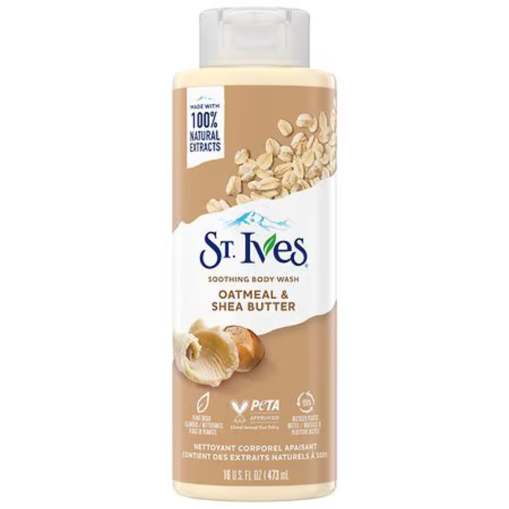 St. Ives Oatmeal &amp; Shea Butter Soothing Body Wash (16 oz) by Farmacias Savia