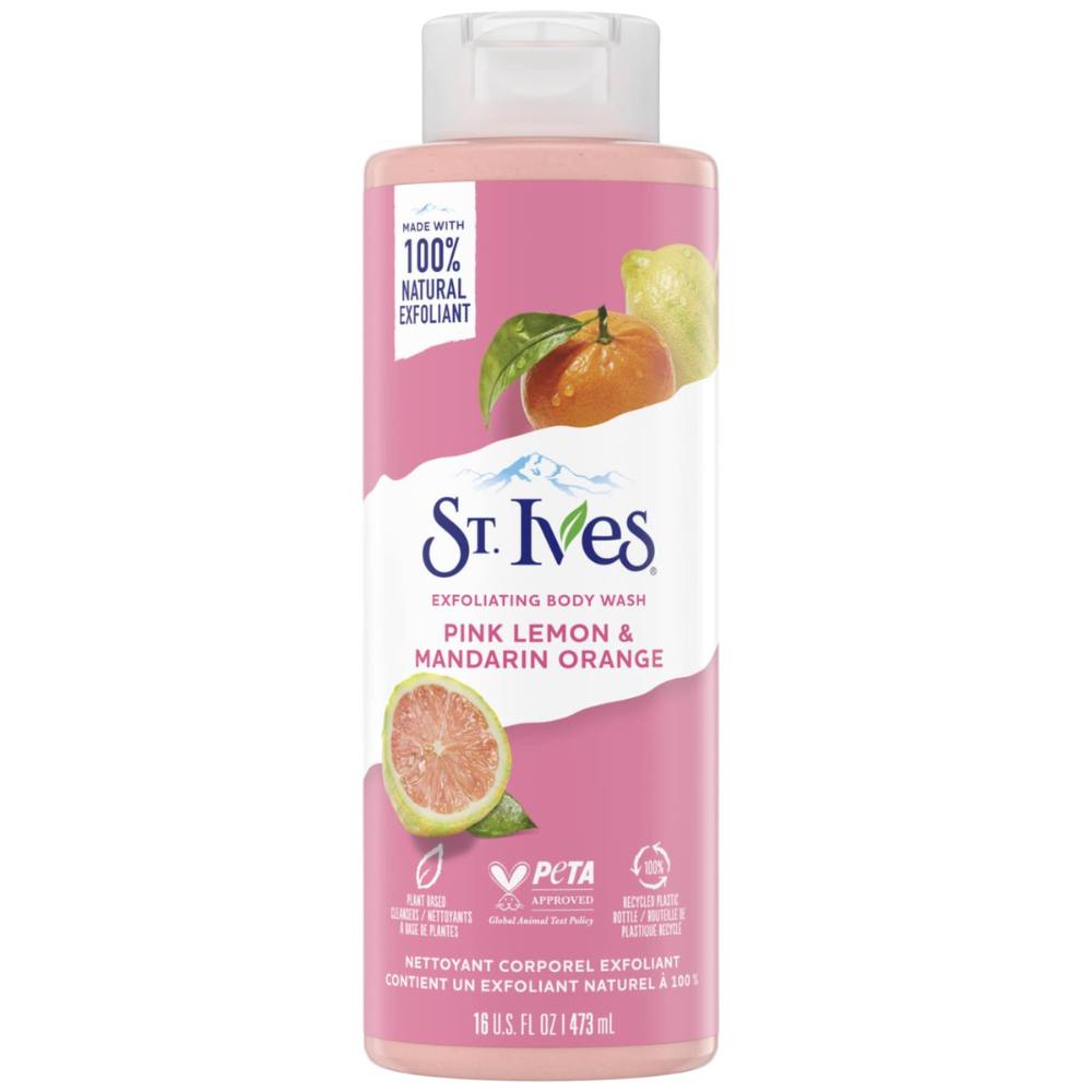 St. Ives Pink Lemon &amp; Mandarin Orange Exfoliating Body Wash (22 oz) by Farmacias Savia