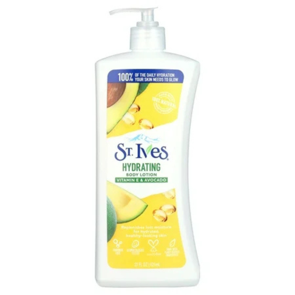 St. Ives Hydrating Body Lotion Vitamin E &amp; Avocado (21 oz) by Farmacias Savia