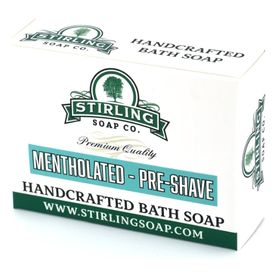 Stirling Soap Co. Mentholated Pre-Shave Bath Soap 5.5 Oz by Pasteur Pharmacy