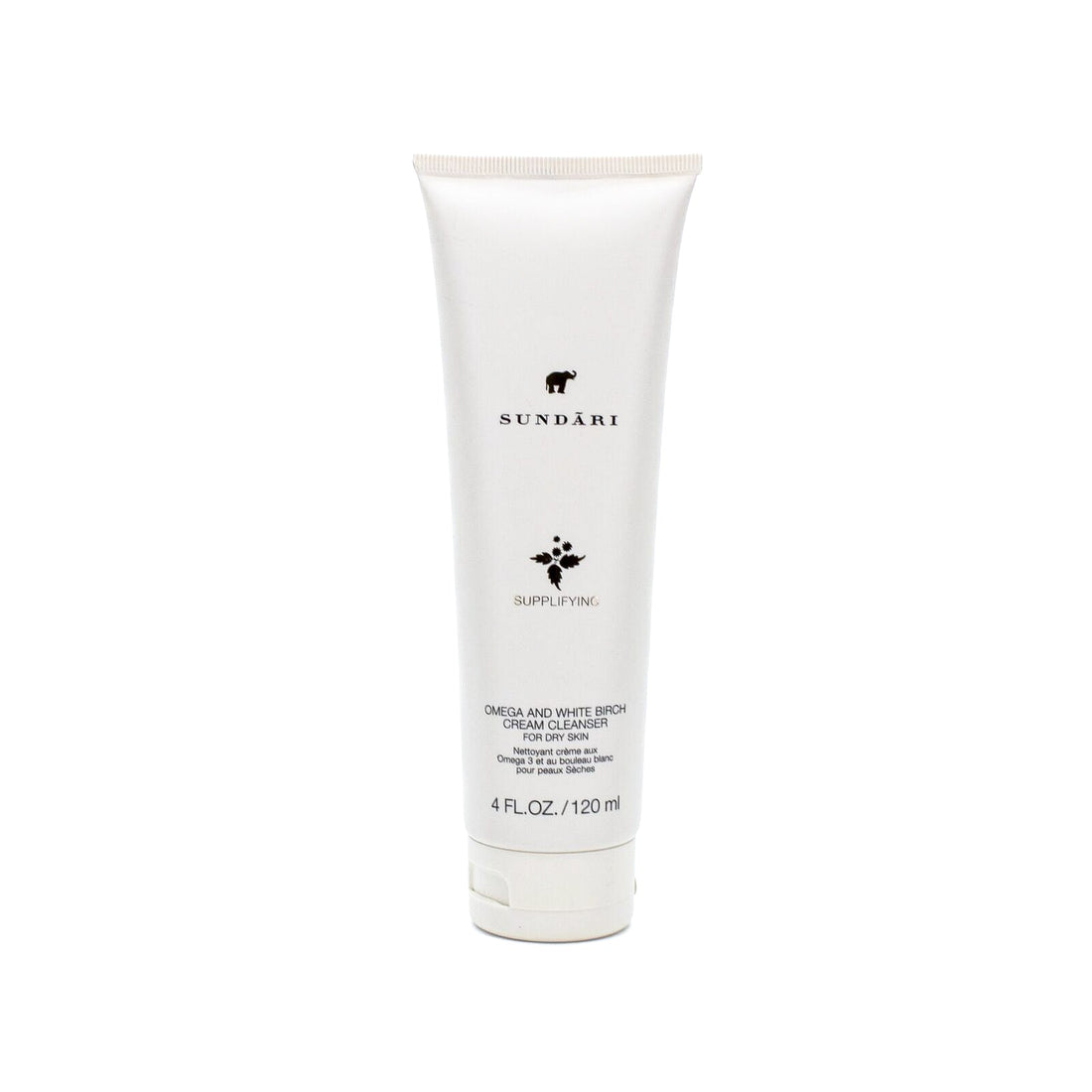 SUNDARI Omega 3 &amp; White Birch Cream Cleanser for Dry Skin 4oz - Missing Box by This is Beauty US