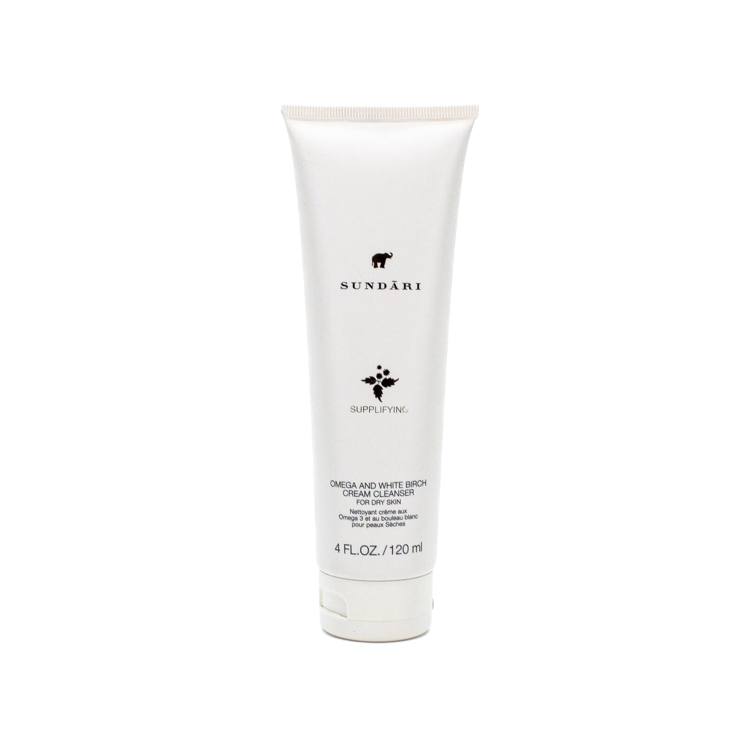 SUNDARI Omega 3 &amp; White Birch Cream Cleanser for Dry Skin 4oz - Missing Box by This is Beauty US
