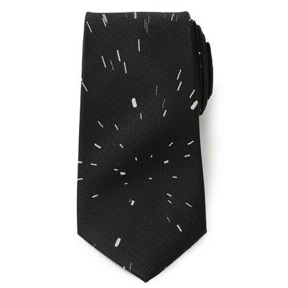 Star Wars Hyperspace Black Tie with Hidden Message by Cufflinks.com