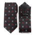 Star Wars Mandalorian and Mythosaur Red and Black Tie by Cufflinks.com