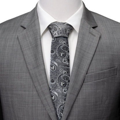 Star Wars Darth Vader Gray Paisley Tie by Cufflinks.com
