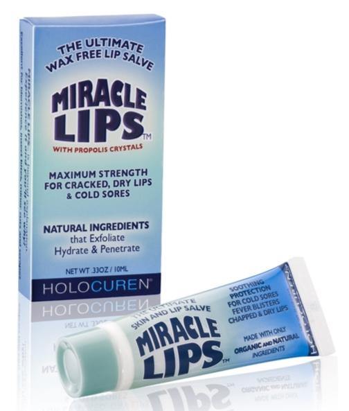 Holocuren Miracle Lips Salve for Dry Lips – Deep Moisturizing Formula, 0.33 oz by HOLOCUREN - Official Website