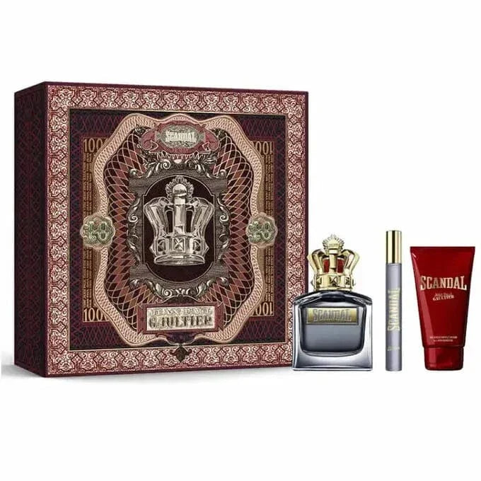 Scandal Pour Homme By Jean Paul Gaultier For Men 3Pcs Set EDT Spray