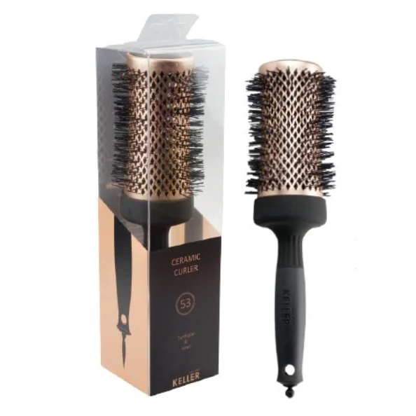 Keller Copper-Line 53mm Tourmalin &amp; Ionic 53mm Ceramic Curler