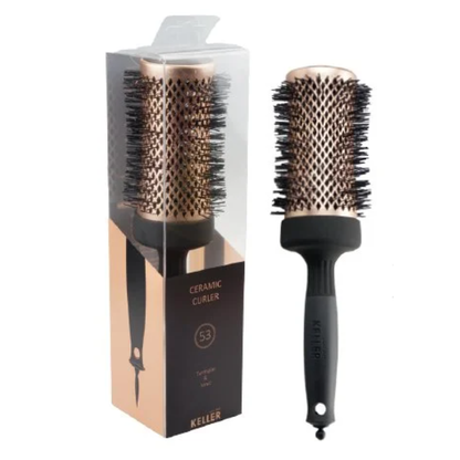 Keller Copper-Line 53mm Tourmalin &amp; Ionic 53mm Ceramic Curler