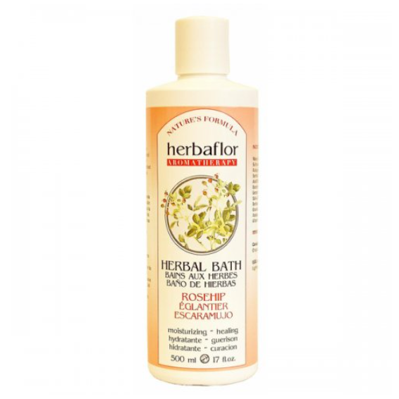 Herbaflor Rosehip Herbal Bath 17 Oz by Pasteur Pharmacy