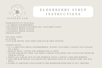 DIY Elderberry Syrup Kit by Pioneer Pam