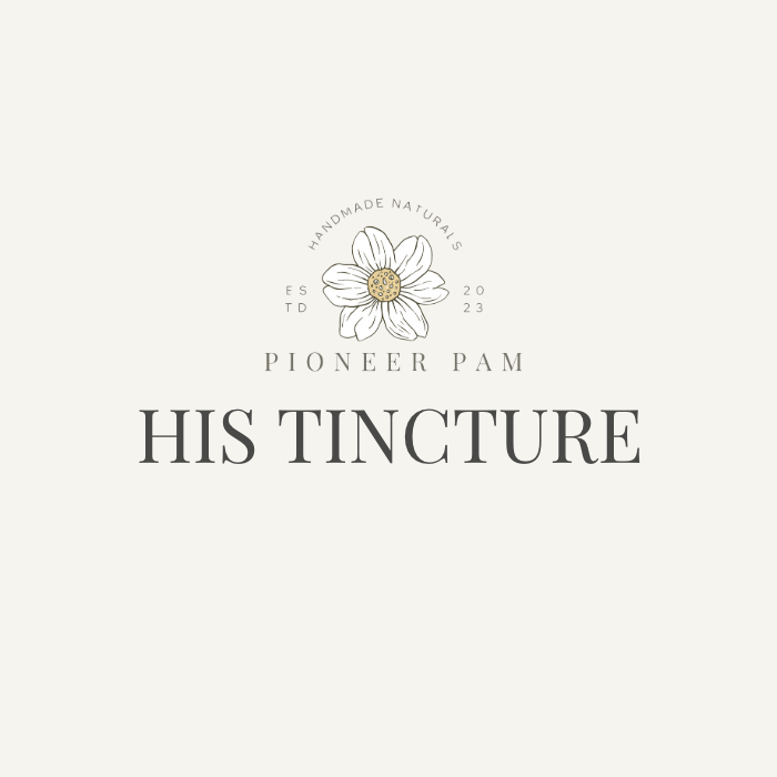HIS Tincture: Testosterone Support by Pioneer Pam