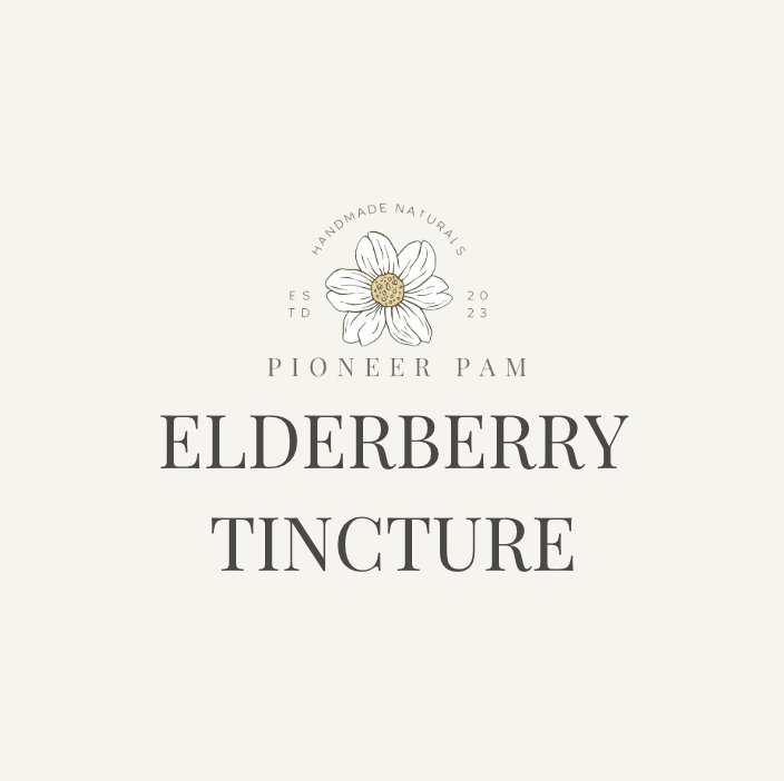Elderberry Tincture: Immune System Support by Pioneer Pam