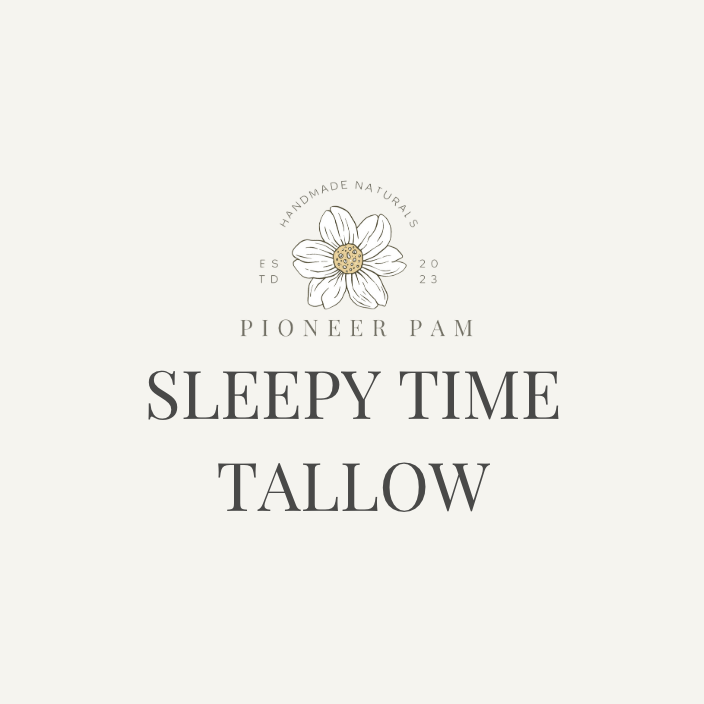 Sleepy Time Tallow: Sleep/Relaxation Support for Kids &amp; Adults by Pioneer Pam
