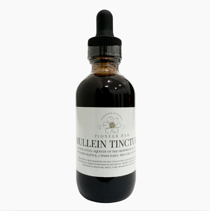 Mullein Tincture: Respiratory + Immune System Support by Pioneer Pam