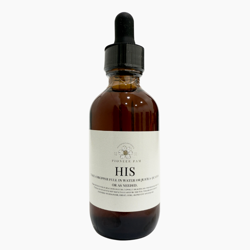 HIS Tincture: Testosterone Support by Pioneer Pam