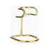 Omega Gold Metal Shaving Brush Stand by Pasteur Pharmacy