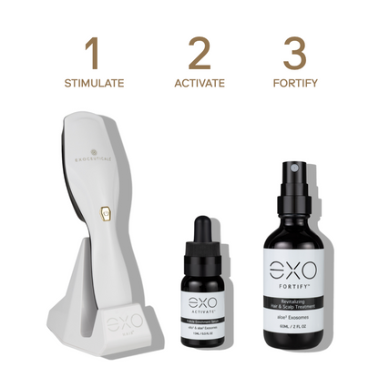 EXO HAIR™ Red Light LED Hair Brush by Exoceuticals