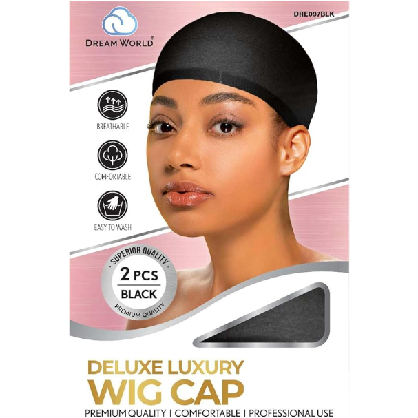 Dream World Deluxe Wig Cap Black by Pasteur Pharmacy