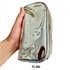 Kingsley Silver Metal Travel Cosmetic Makeup Organizer Bag TC-502 by Pasteur Pharmacy
