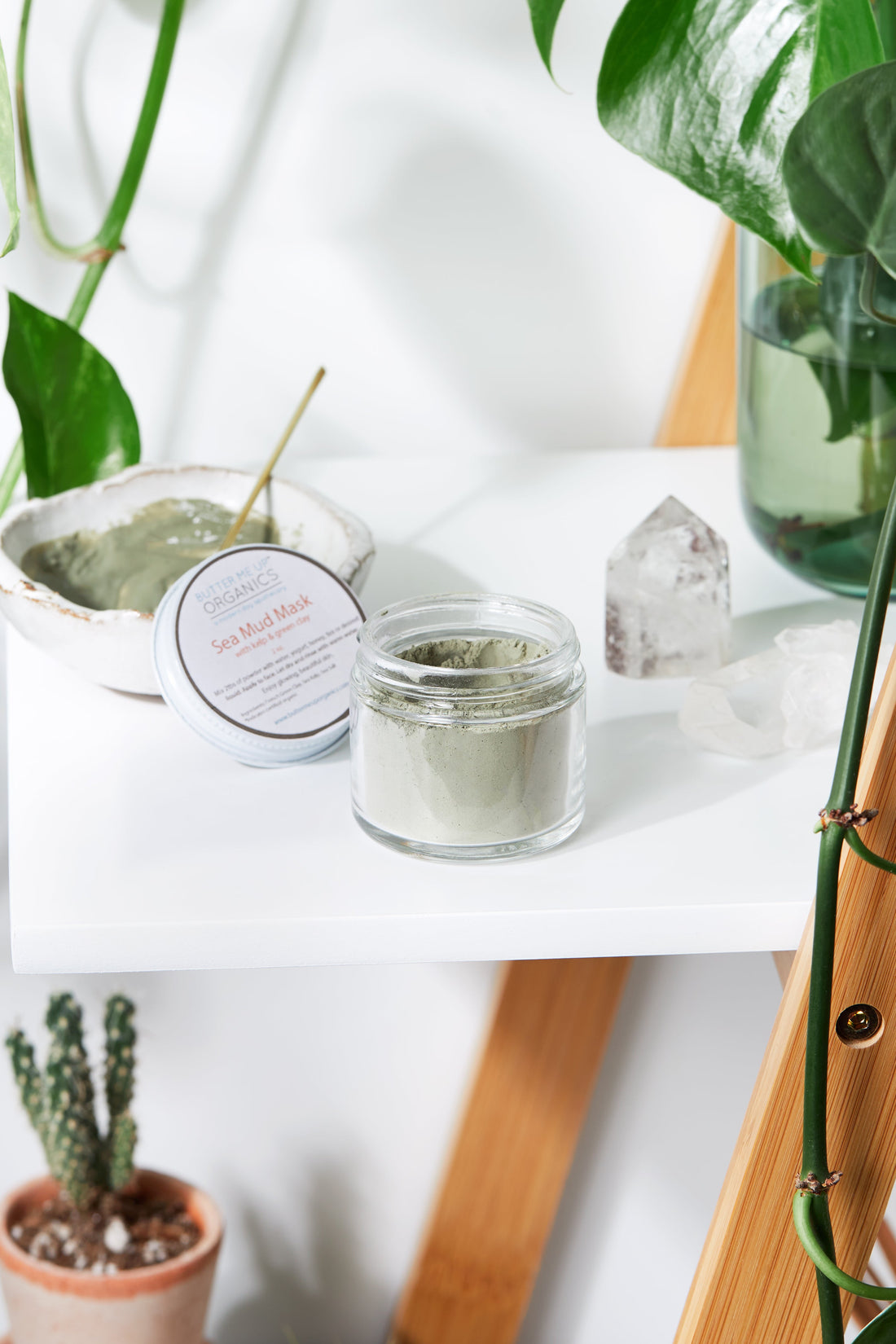 Sea Mud Mask / French Green Clay Kaolin Clay by Butter Me Up Organics