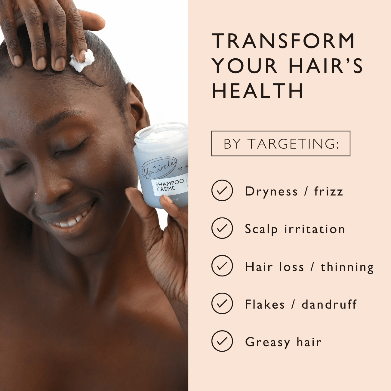 Shampoo Crème with Pink Berry Extract by UpCircle