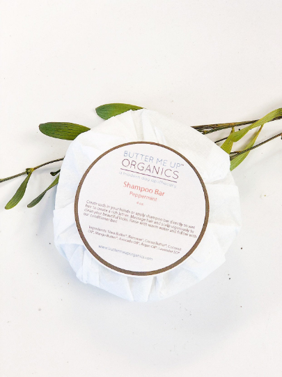 Organic Shampoo Bar / SLS FREE / Natural Shampoo / Clean Beauty / Organic Skincare / Zero Waste Shampoo Bar by Butter Me Up Organics